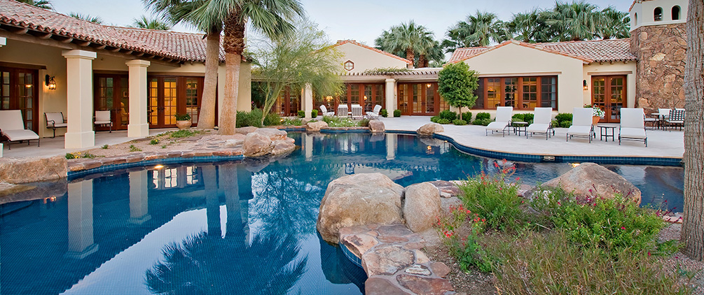 luxury custom outdoor pool